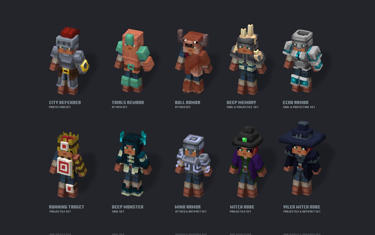 Armor concept art
#Minecraft #MinecraftDungeons