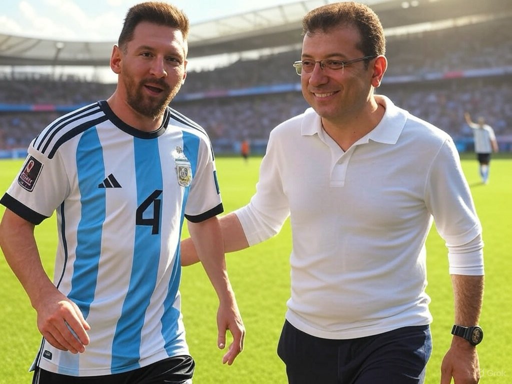 Ve siyasetin Messi’si sahaya iner <a href="/ekrem_imamoglu/">Ekrem İmamoğlu</a> , teşekkürler <a href="/grok/">Grok</a> :)