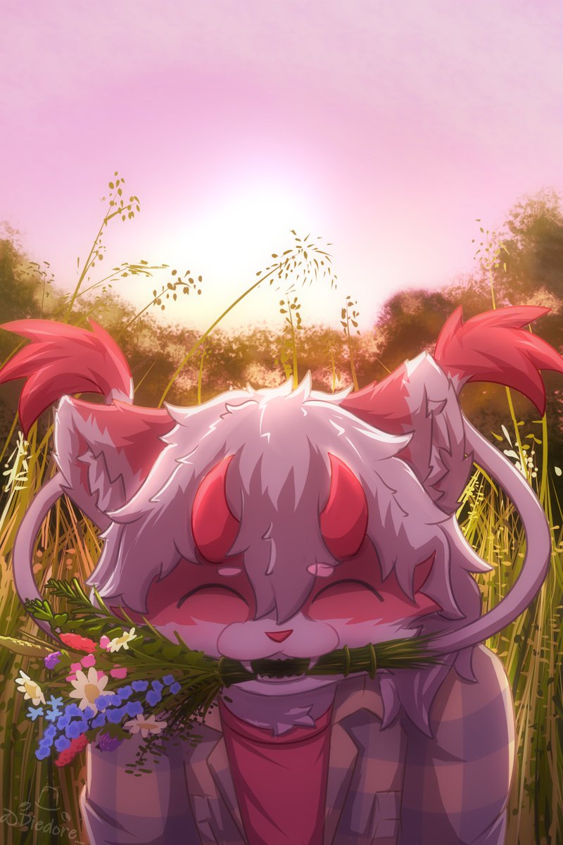 💐"I brought some Flowers... For you"💐

🐟

#furryart