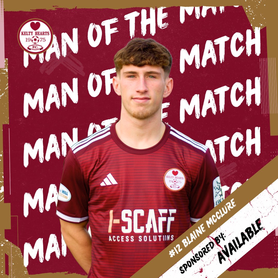KeltyHeartsFC's tweet photo. FT | Kelty Hearts FC 0 Montrose FC 0 

Stalemate here at New Central Park with nothing to separate the two

Todays Man of the Match selected my Match Sponsor @stjarnaapparel is Blaine McClure 

#KELMON https://t.co/mEQzgxWkNH