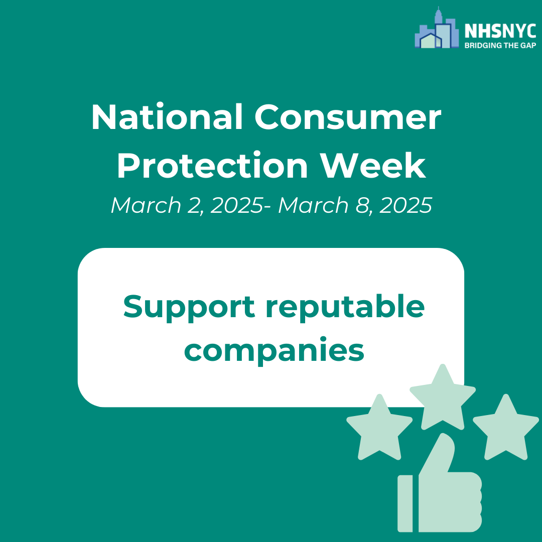 NHSNYC is celebrating National Consumer Protection Week (March 2-9, 2025). Visit mass.gov/news/consumer-… for #ConsumerProtection advice! #NCPW2025
