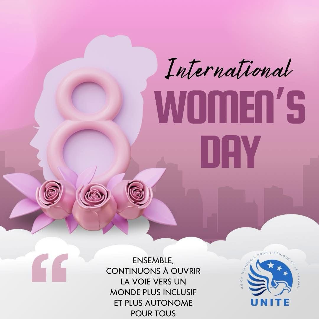 Bonne Journée internationale des droits des femmes ! Que cette journée mette en lumière votre force, votre résilience et votre beauté intérieure. Vous êtes incroyables !
❤️