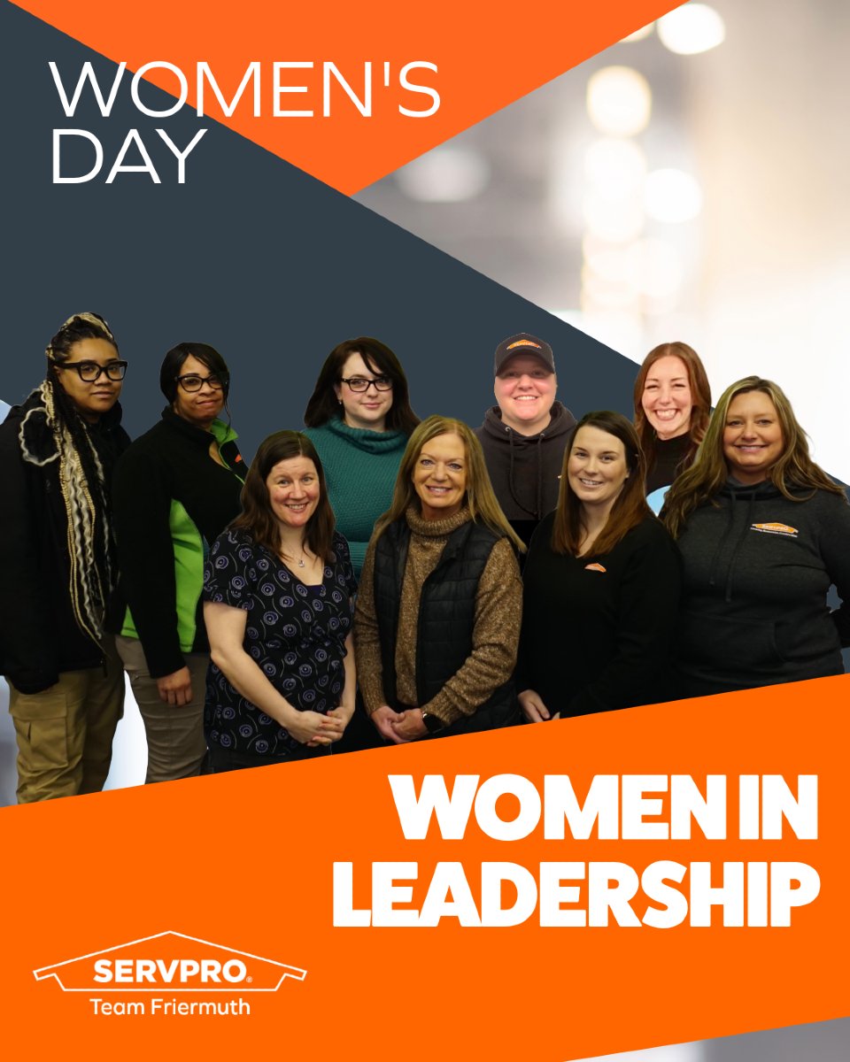 Today, we celebrate the incredible women leading the way at SERVPRO Team Friermuth! Your strength, dedication, and leadership inspire us all. Thank you for making a difference every day. #NationalWomensDay #WomenInLeadership