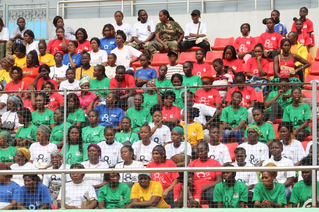 ccileko's tweet photo. A l'occasion de la Journée Internationale des Droits de la Femme, le CNOSCA a organisé une marche sportive en partenariat avec la Fondation Tina TOUADERA Le thème : Pour TOUTES les femmes et les filles : droits, égalité et autonomisation.
#solidariteolympique #acnoa
#womensports https://t.co/7RvsaW4fqh