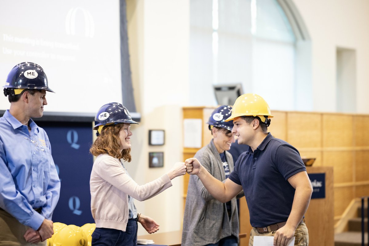 11th annual Hard Hat Ceremony reconizes Quinnipiac School of Computing and Engineering student journeys of growth, achievement and community: go.qu.edu/HardHat25