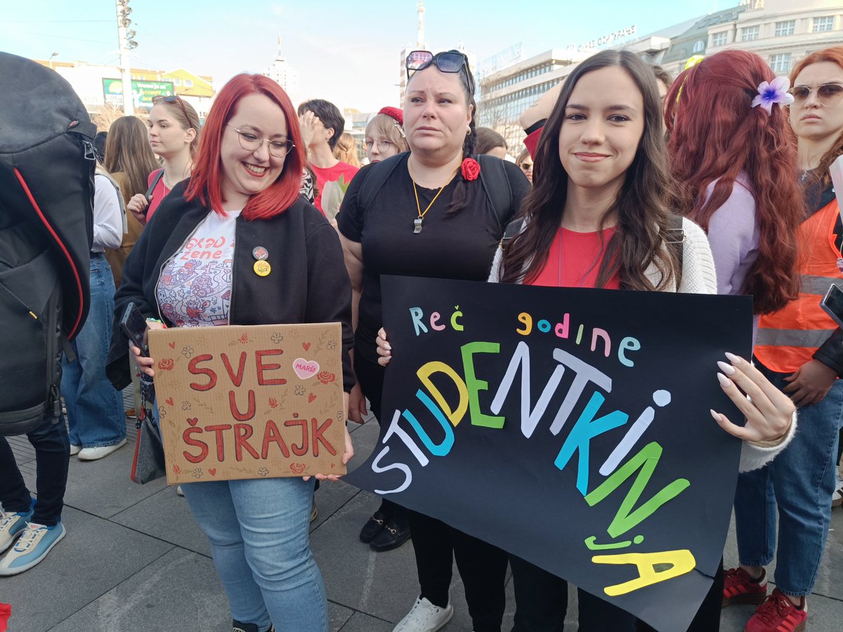 K_U_P_E_K's tweet image. Da je Šarović došao da snima Marš ne bi bio uhapšen. #osmimart #beograd #solidarnost #danzena