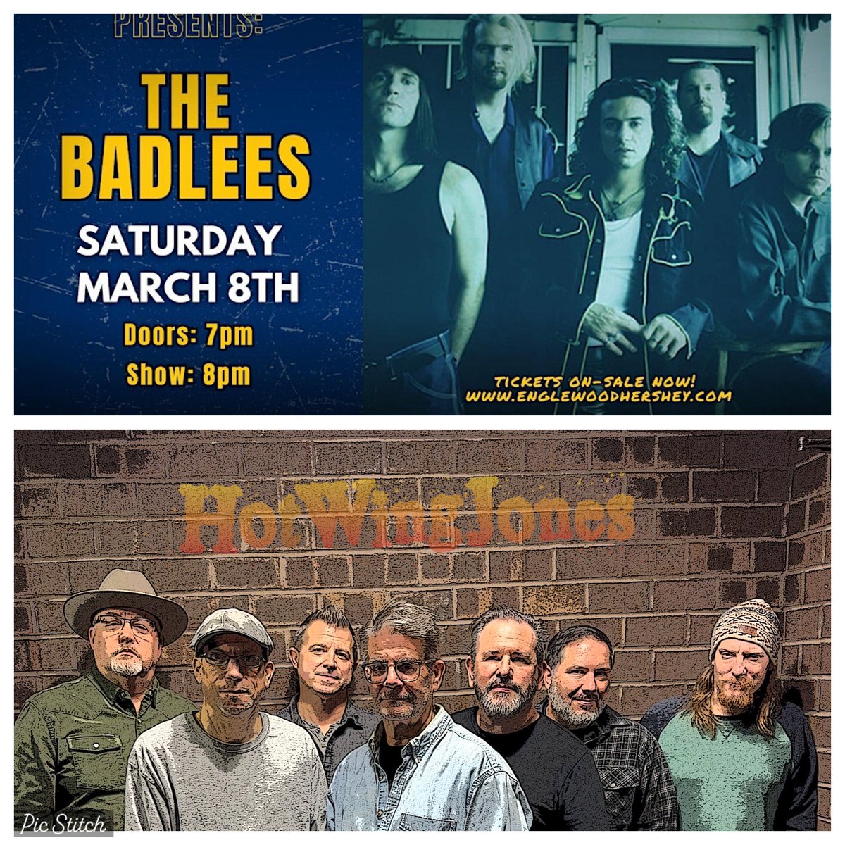 HotWingJones's tweet image. HWJ &amp;amp; The Badlees.
Tonight @ 7:00PM.
Englewood Hershey.
See you there!