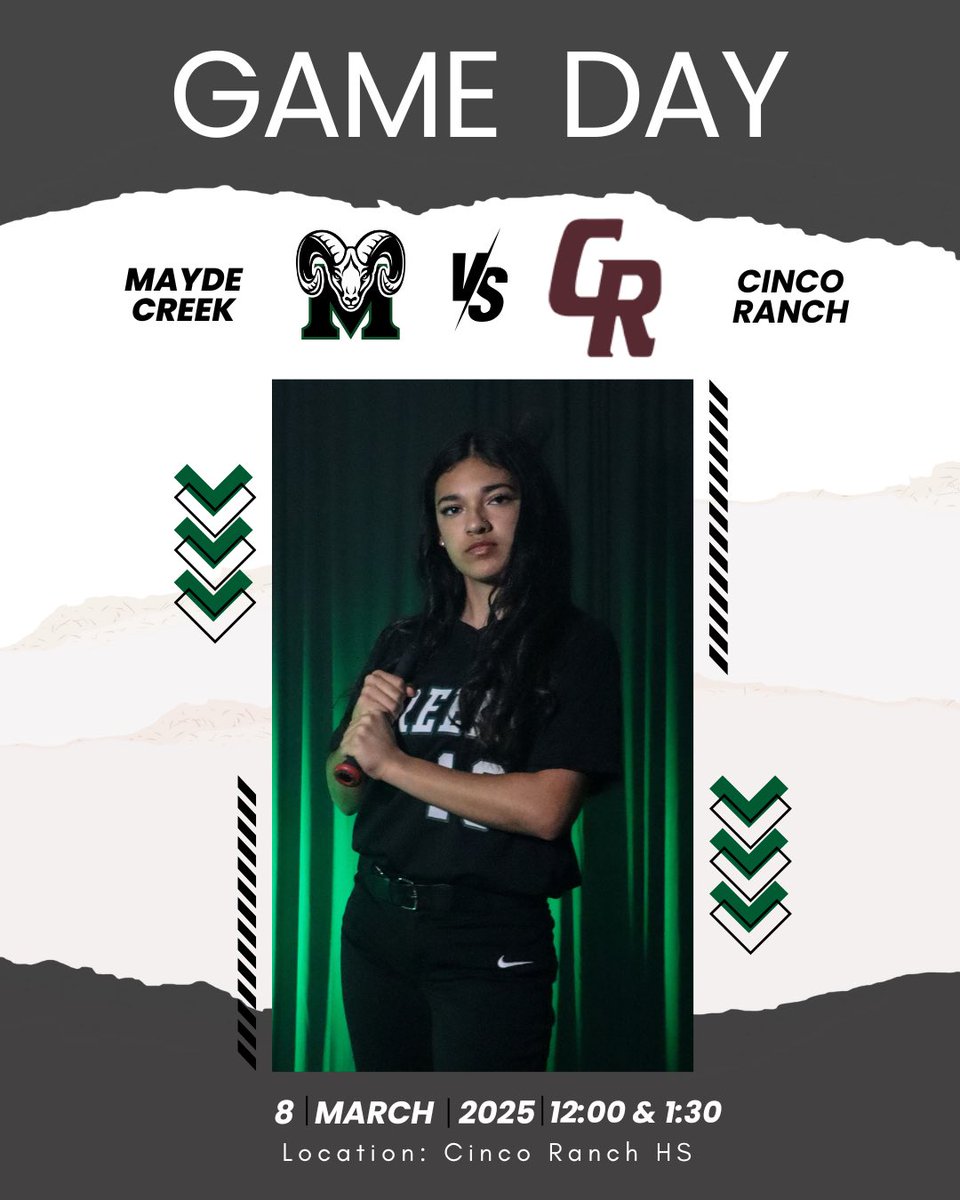 Starting off Spring Break with a match up vs. Cinco Ranch today!!!