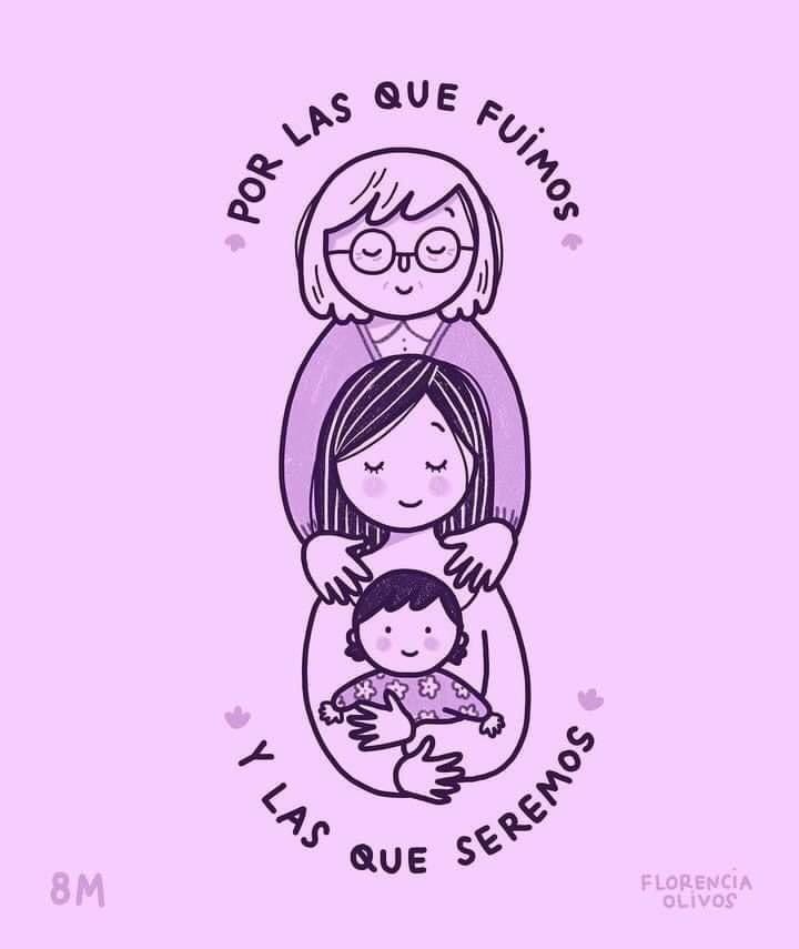 Feliz lucha a las mujeres que dejaron todo atrás buscando un mejor futuro. A las que hacen historia, a las que resisten, a las que sueñan