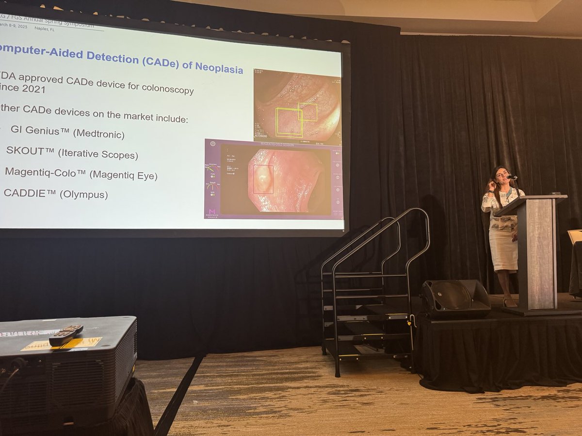 Jennifer Seminerio (@jensemineriomd) on Twitter photo <a href="/AasmaShaukatMD/">Aasma Shaukat MD MPH</a> not only an amazing lecture but so great to here about the future of AI in colonoscopy <a href="/acg/">Alex Geyer</a> #acg/fgs2025 <a href="/AasmaShaukatMD/">Aasma Shaukat MD MPH</a> not only an amazing lecture but so great to here about the future of AI in colonoscopy <a href="/acg/">Alex Geyer</a> #acg/fgs2025