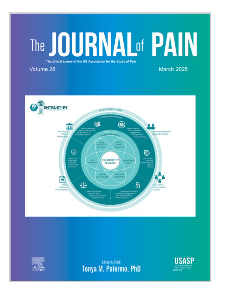 Neil O'Connell (@neiloconnell) on Twitter photo Fantastic to make the front cover of <a href="/TheJournal_Pain/">The Journal of Pain</a> with the featured article “Enhancing the trustworthiness of pain research: A call to action” jpain.org/article/S1526-…
It’s open access so get downloading! Fantastic to make the front cover of <a href="/TheJournal_Pain/">The Journal of Pain</a> with the featured article “Enhancing the trustworthiness of pain research: A call to action” jpain.org/article/S1526-…
It’s open access so get downloading!