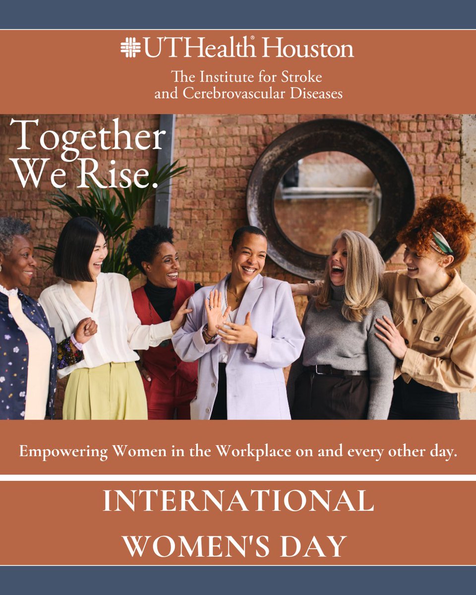 Happy #InternationalWomensDay! Today, we celebrate the incredible women driving innovation and progress in science, particularly in the realm of stroke research. 🧠👩‍🔬

Together, let's foster a world where every woman in science is celebrated, supported, and empowered!