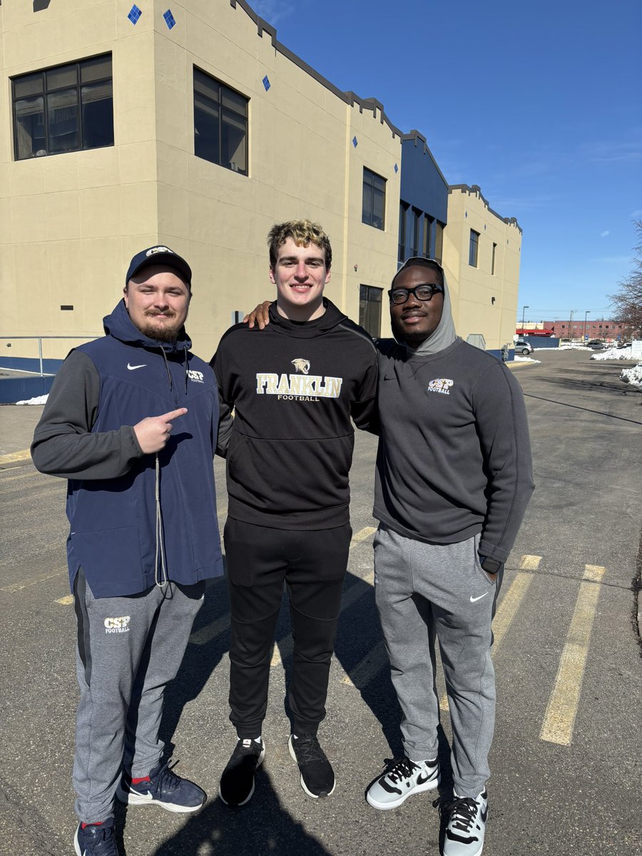 theocunningham_'s tweet image. Had a great time @CSPBearsFB this morning! Huge thank you to @DudyrevTimothy and @CoachJenkinsCSP for showing me around! 
@coach_overland @CoachCurrierCSP @_Coach_Stern_ @MJ_NFLDraft