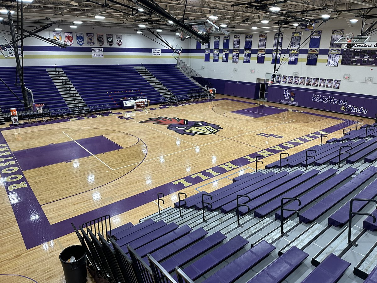 Less than an hour to tip-off! Get to the Coop. District Championship at Noon!