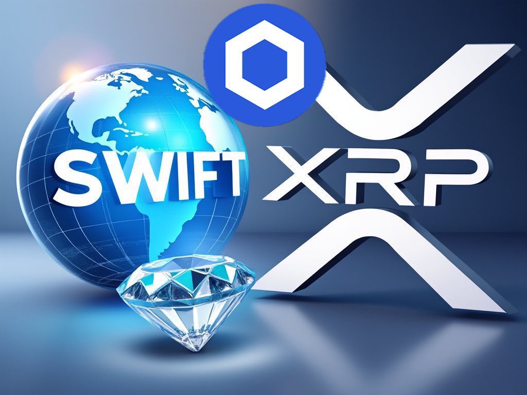_Crypto_Barbie's tweet photo. WOW! 💥

#XRP CAN OVERTHROW THE PAYMENTS GIANT SWIFT! 🏆

REMEMBER THAT RIPPLE PARTNERED WITH CHAINLINK AND CHAINLINK PARTNERED WITH SWIFT! 🌐

XRP 🤝🏼 LINK 🤝🏼 SWIFT

https://t.co/gIdZsPLeaJ https://t.co/7Z78rd3kEE
