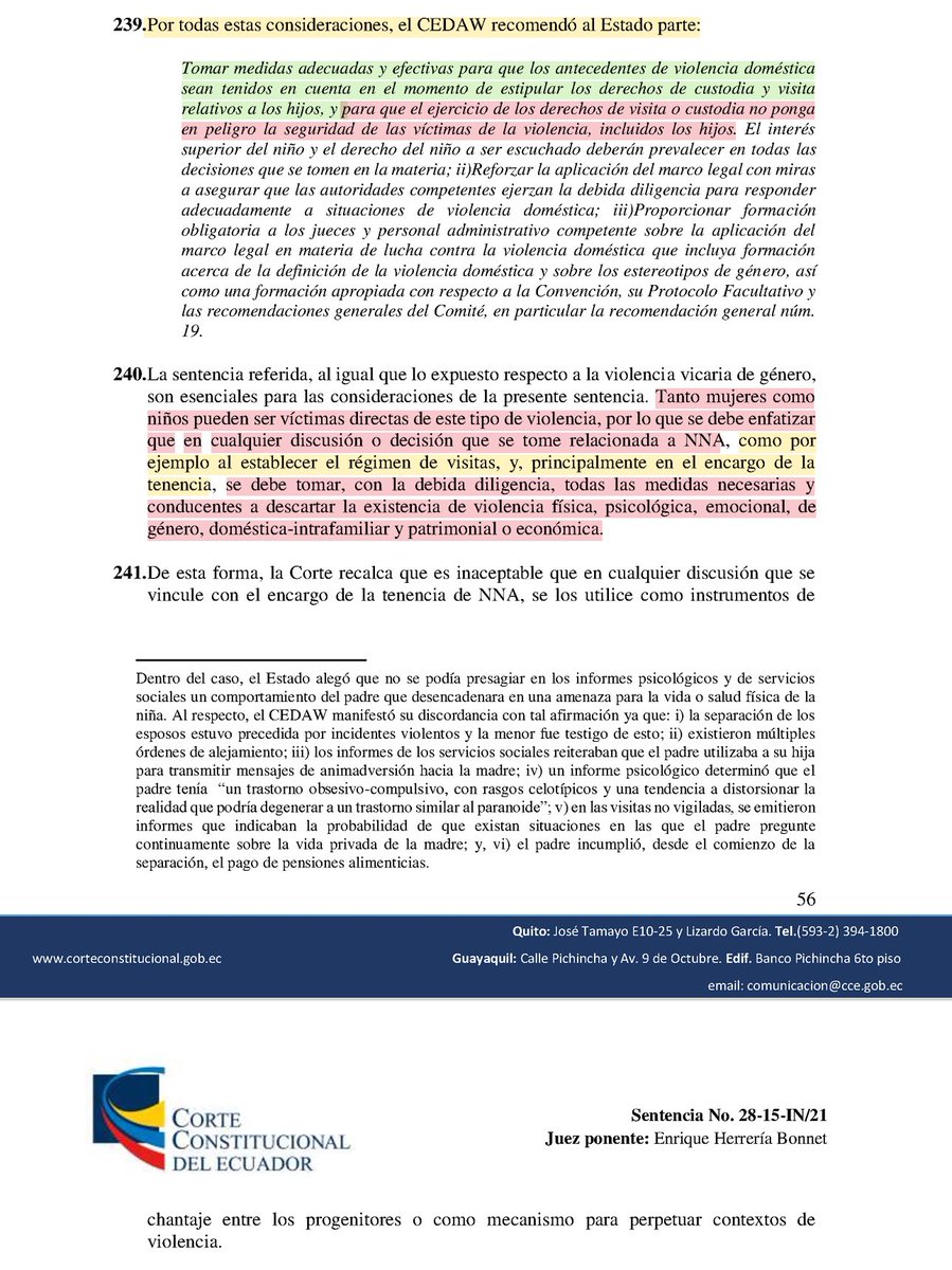 🔴Violencia vicaria de género:

📍La <a href="/CorteConstEcu/">Corte Constitucional</a> ha dicho que:
1) Existen altas cifras de violencia contra la mujer en Ecuador.
2) Doctrinariamente, el concepto de violencia vicaria de género ha sido entendido como aquellos “supuestos en que es el varón quien ejerce el