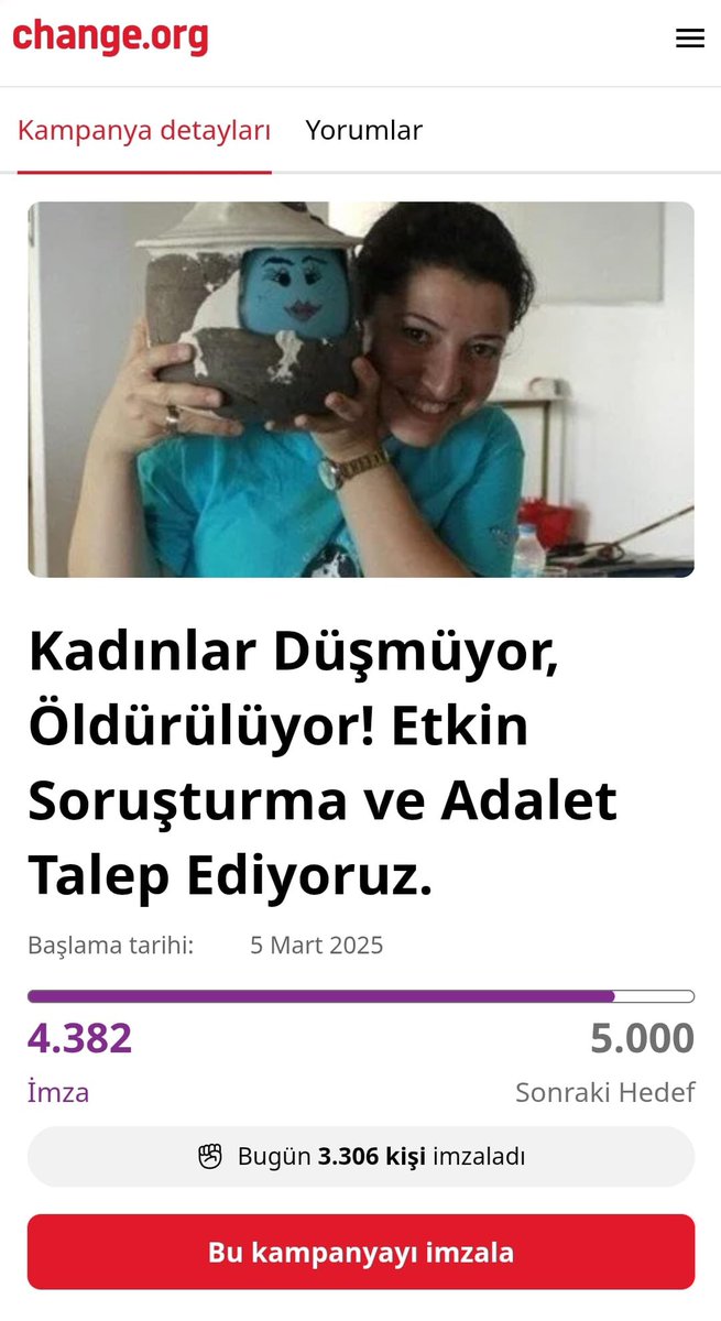 Merhaba, Ben Muhsin. Bugün 8 Mart. Kadınlar günü. Ama ben bugün sana bir kutlama mesajı yazamıyorum. Sana, ablam Tuğba için adalet istemek zorunda olduğum bir mesaj yazıyorum:

Ablam Tuğba Yavaş, 29 Ekim 2024’te, gece 5. kattaki evinin balkonundan düşerek hayatını kaybetti.