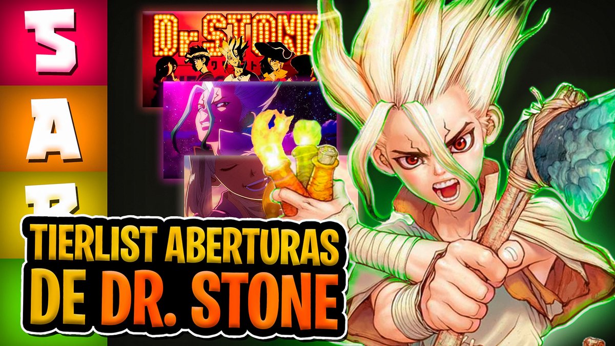 Tem video novo com mais uma TIERLIST bem especial!! Dessa vez ranqueamos as maravilhosas aberturas de Dr. Stone🪨

Confiram ae:
youtu.be/3U1SWXfUARo