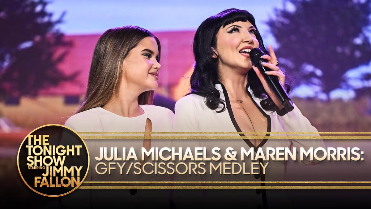 atrl's tweet image. Julia Michaels &amp;amp; Maren Morris (@MarenMorris) perform GFY &amp;amp; Scissors @ Fallon 

atrl.net/forums/topic/4… #GFY #Scissors #JuliaMichaels #MarenMorris #FallonTonight
