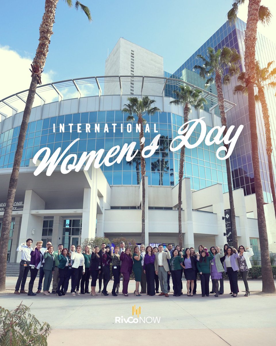 RivCoNow's tweet photo. Happy International Women's Day! 💪 

Today, we honor the strength and achievements of women in Riverside County and beyond. Together, we stand united to #AccelerateToAction, driving progress for equality and empowering the next generation of leaders. Let’s celebrate and keep pushing forward—because together, we are unstoppable! #IWD2025