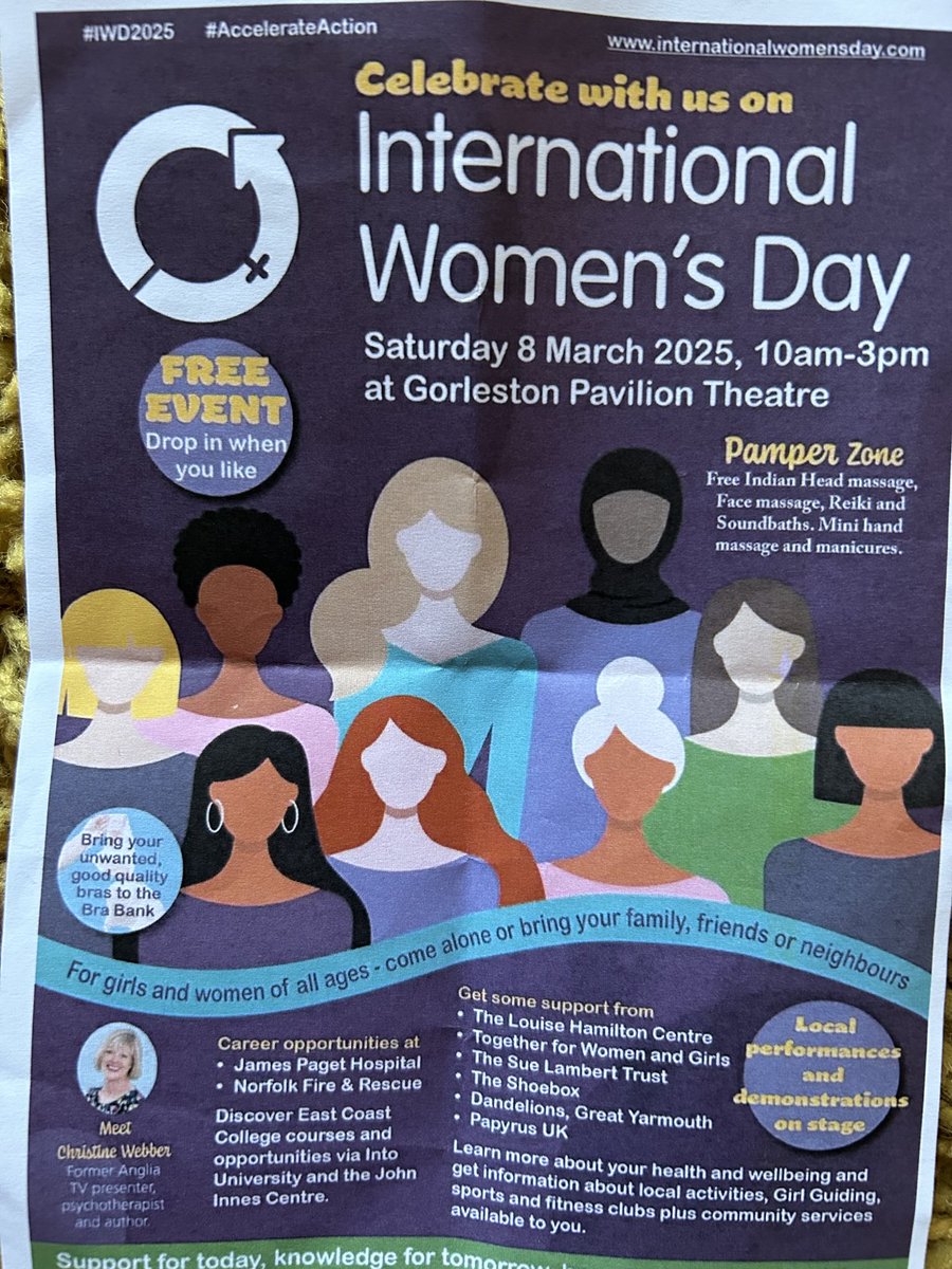 Support for today, knowledge for tomorrow, be empowered for the future. Excellent event today for #InternationalWomensDay #IWD2025 #AccelerateAction #IWD Thank you 🙏 so much for inviting me ⁦<a href="/JamesPagetNHS/">JPUH NHS FT</a>⁩