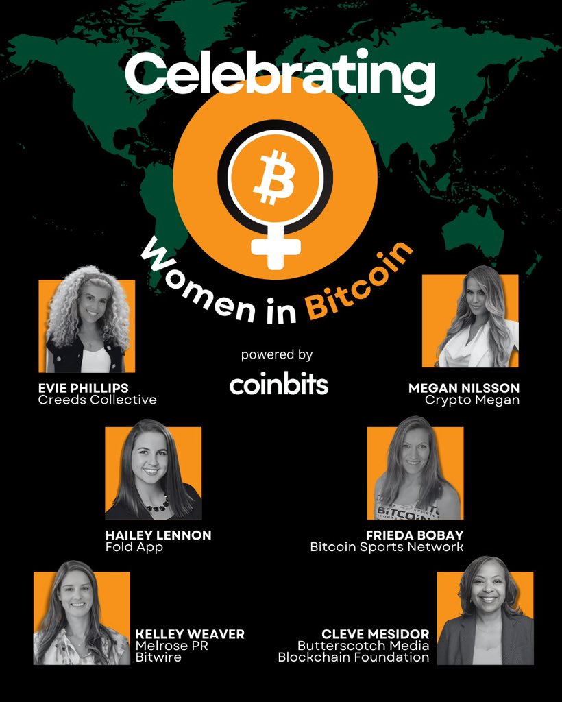 Six exceptional innovators. 

One revolutionary mission #Bitcoin 🟠

We've nominated a few elite #WomenInBitcoin who are dominating the space—building, hodling, and reshaping the bitcoin industry. 

Discover their journeys and tap into their Bitcoin wisdom this