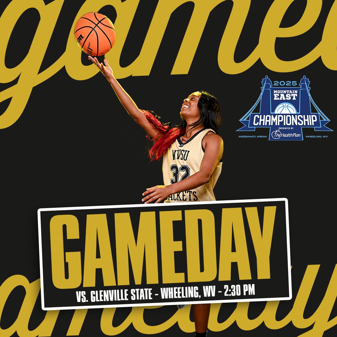 W-🏀 🆚 Glenville State
🏆 MEC Semifinals
⏰ 2:30pm
📍 Wheeling, WV
🏟 WesBanco Arena
📺 tinyurl.com/hvs4fnjs
📊 tinyurl.com/mvw89ksr

#GOSTATE 🐝
