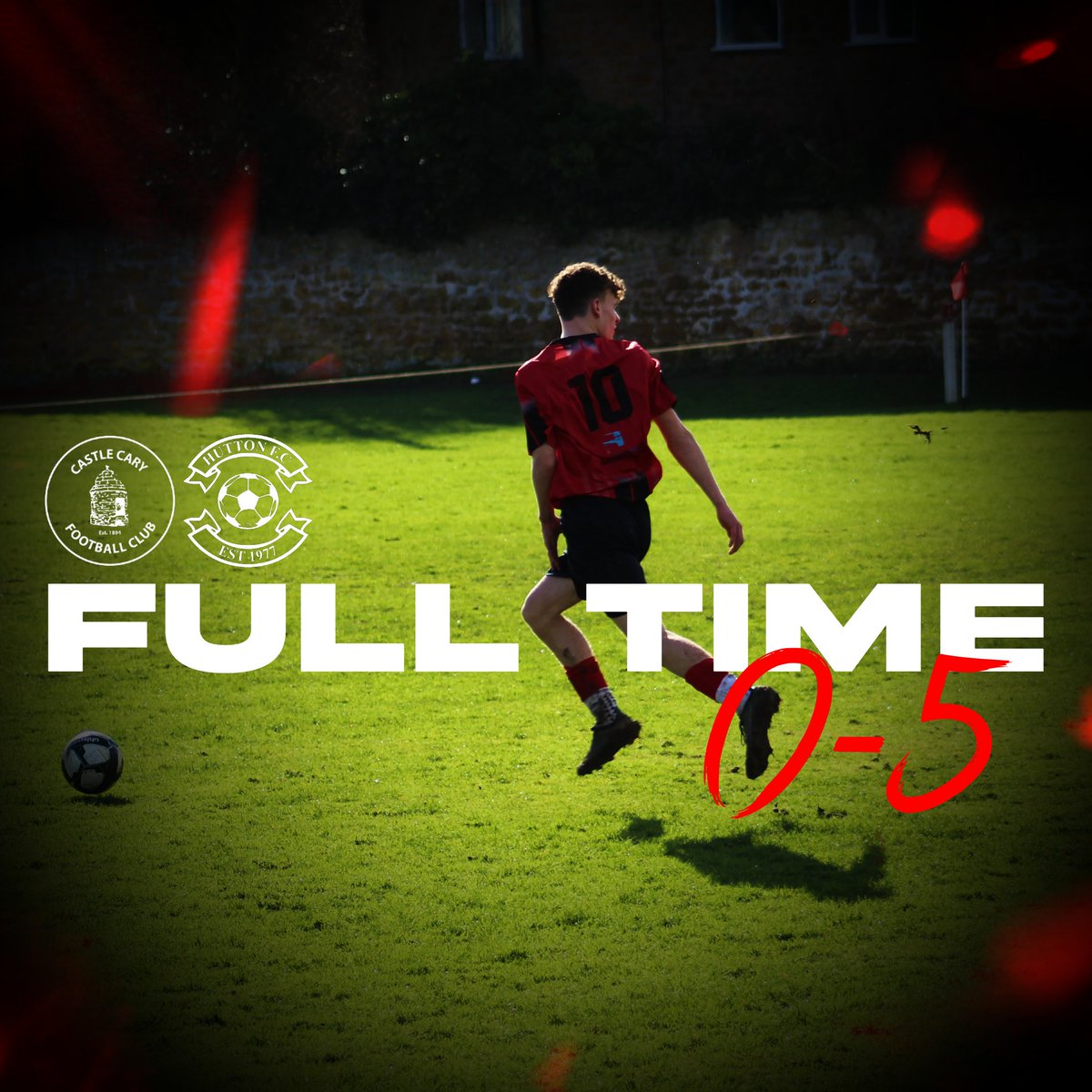 FULL TIME
CASTLE CARY FIRST 0-5 HUTTON FIRST
Match Report On Instagram

#CCFC #CastleCaryFC