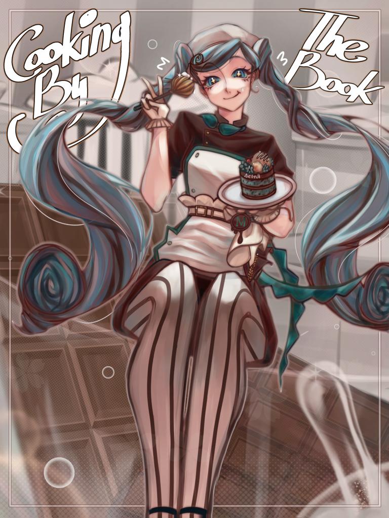 miku miku bitter patisserie miku hatsune miku #HatsuneMiku #HatsuneMikuArt #fanart #digitalart