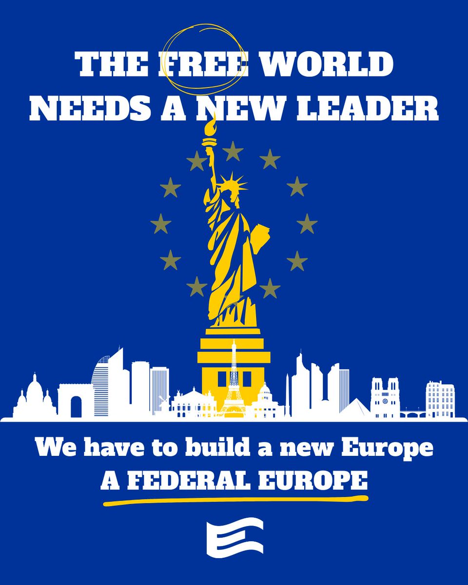 As EU foreign policy chief Kaja Kallas said, “The free world needs a new leader. It’s up to us, Europeans, to take this challenge.”

A strong, united, and federal Europe is the guarantee of democracy, freedom, and security, not just for us, but for the world. It’s time.