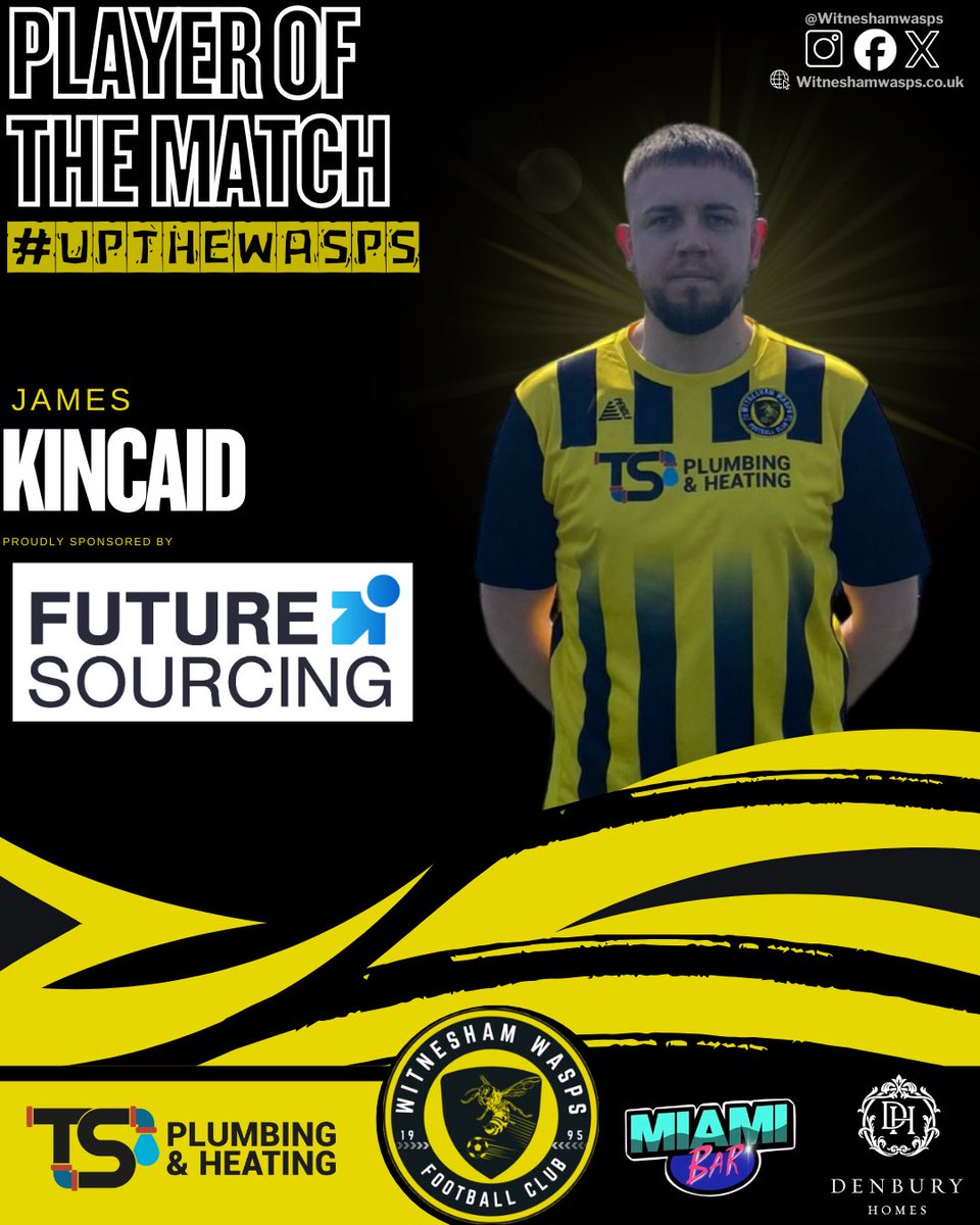 Witnesham Wasps FC (@witneshamwasps) on Twitter photo MOTM: A number of good performances across the pitch but an absolute worldie from <a href="/JKincaid_07/">James Kincaid</a> near the end of the game sees him take MOTM.
#UpTheWasps🐝 MOTM: A number of good performances across the pitch but an absolute worldie from <a href="/JKincaid_07/">James Kincaid</a> near the end of the game sees him take MOTM.
#UpTheWasps🐝
