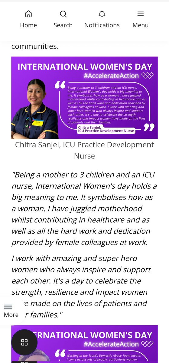 Chitra (@ever_nurse) on Twitter photo To my mother,who raised me & my siblings,to all the women who have inspired me along the way & to the children #HappyInternationalWomensDay This day symbolises all the strength,resilience & contribution women have made & we must continue to uplift each other.
<a href="/WestMidHospital/">West Middlesex University Hospital</a> To my mother,who raised me & my siblings,to all the women who have inspired me along the way & to the children #HappyInternationalWomensDay This day symbolises all the strength,resilience & contribution women have made & we must continue to uplift each other.
<a href="/WestMidHospital/">West Middlesex University Hospital</a>