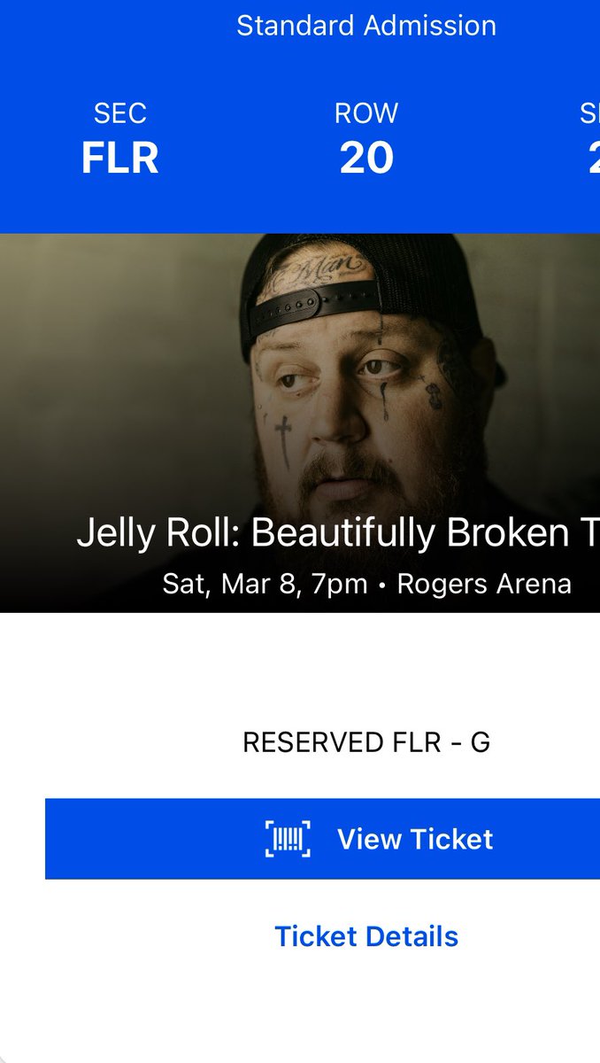 udubfan0109's tweet photo. @JellyRoll615 Was looking forward to taking my daughter to see you @JellyRoll615 tonight in Vancouver. Got floor seats to make it memorable. Only to get turned away at the border and sent home. The look of disappointment on her face was heartbreaking. We’ll see you in Seattle w/@PostMalone . https://t.co/vpBf13xvQs