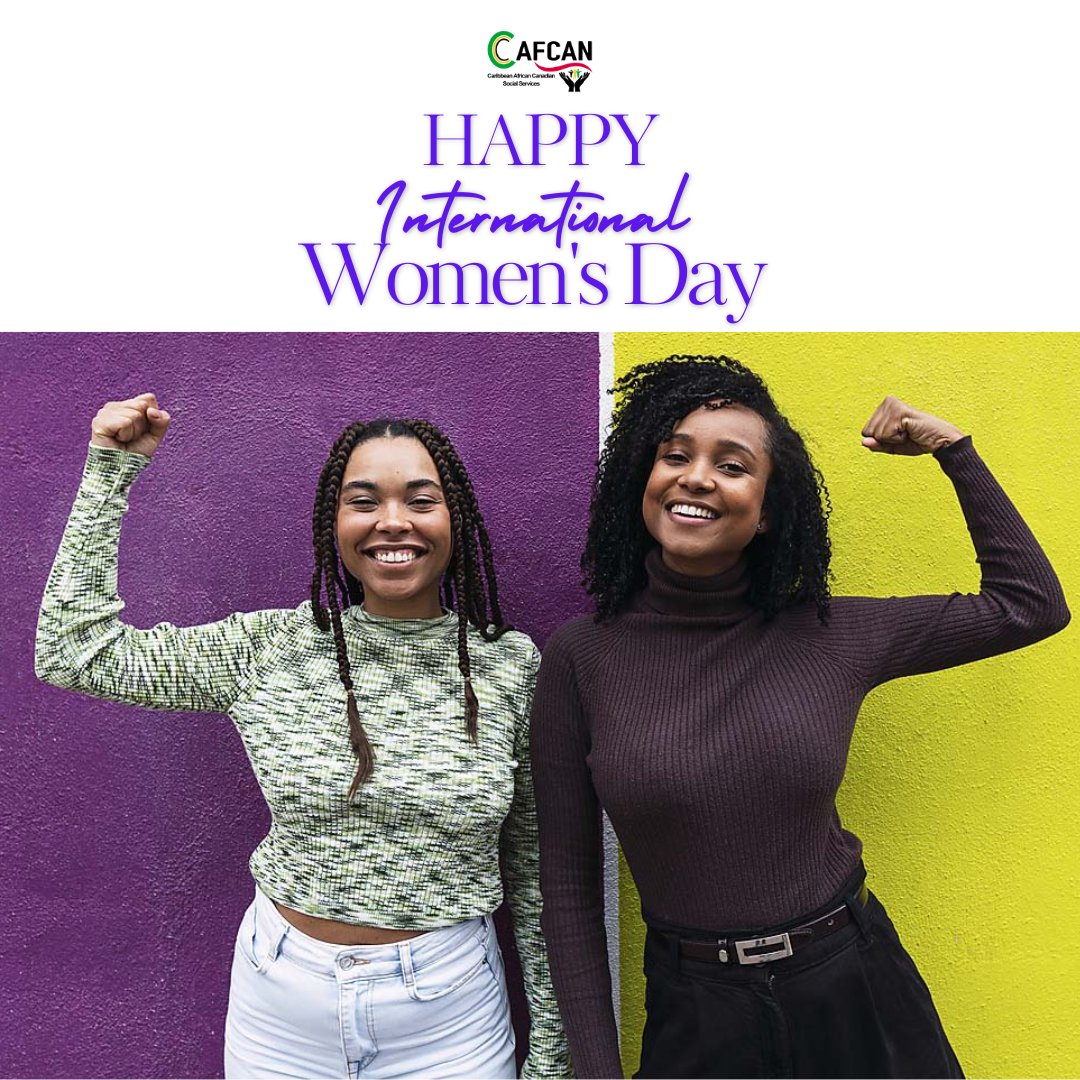 Happy #IWD2025! 🌍💜 Today, we celebrate women's power, resilience &amp; contributions. This year’s theme, #AccelerateAction, calls for bold, intentional progress.

At CAFCAN, we uplift Black women’s voices, advocate for equity &amp; foster empowerment. #CAFCAN