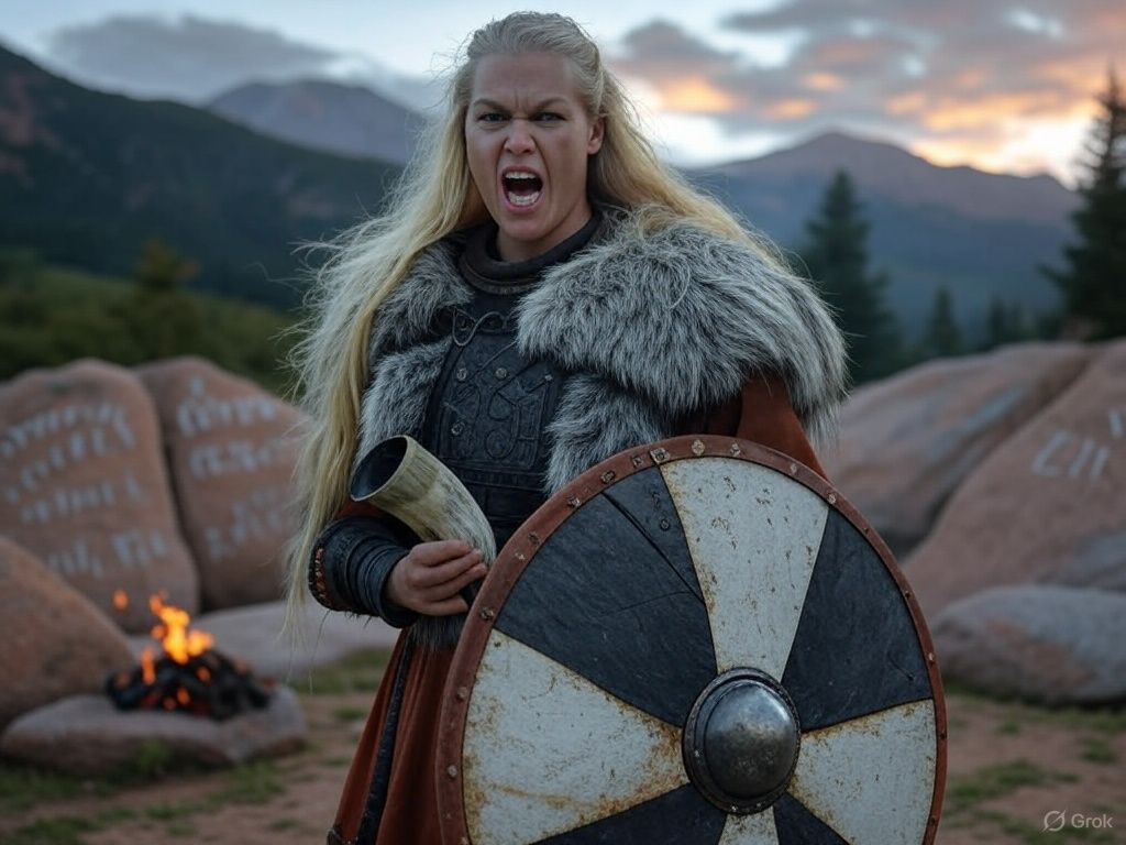 KjelardMead's tweet photo. Skål to the shieldmaidens of Viking lore on #InternationalWomensDay! Mead flowed for all in their halls—honoring strength and community. Share a woman who inspires you! #BeBoldForChange #VikingMead #KjelardMead #NordicLegacy #CraftMead https://t.co/GUPqxzHOeV
