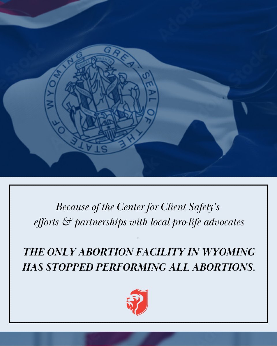 ICYMI - The Center for Client Safety identified a huge accountability gap in WY and worked with community members to close it. Now, abortion facilities have to meet the same standards as everyone else, but they are choosing not to. #WYHB42