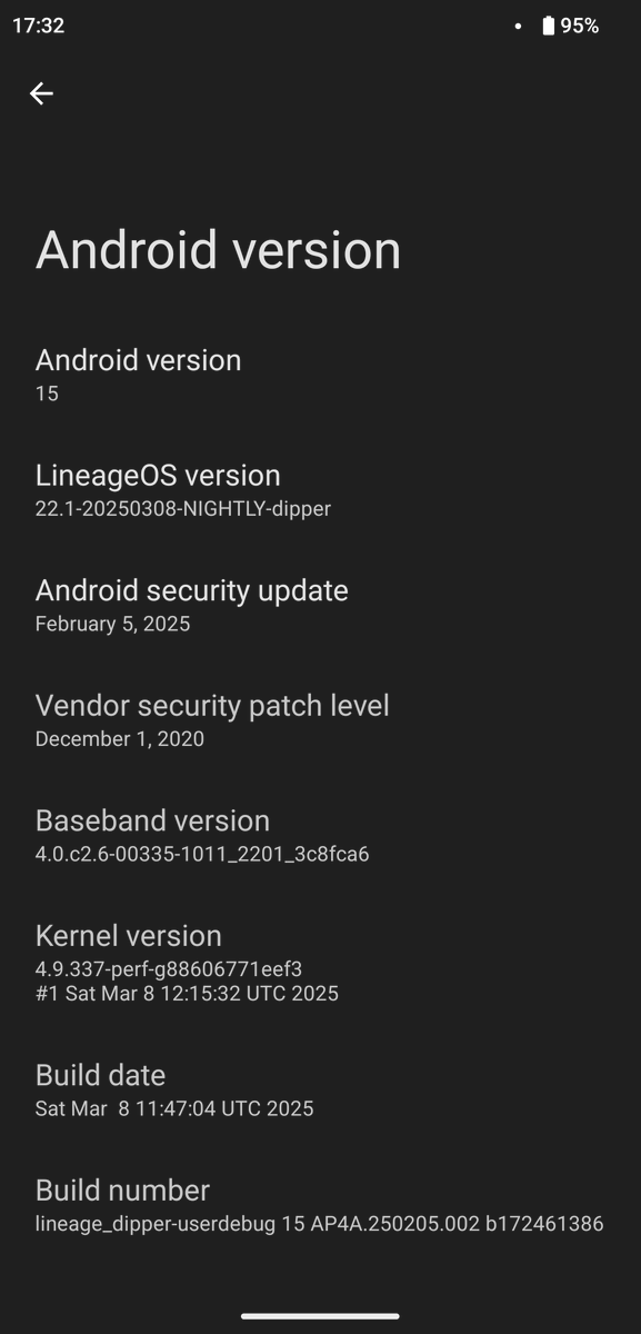 petersaints's tweet image. My old Xiaomi Mi 8 still continues to be supported by the #LineageOS community (@LineageAndroid) with Lineage OS 22.1 bases on Android 15. Meanwhile, my daily drive (Samsung S21 FE) is still stuck on Android 14 with One UI 6.