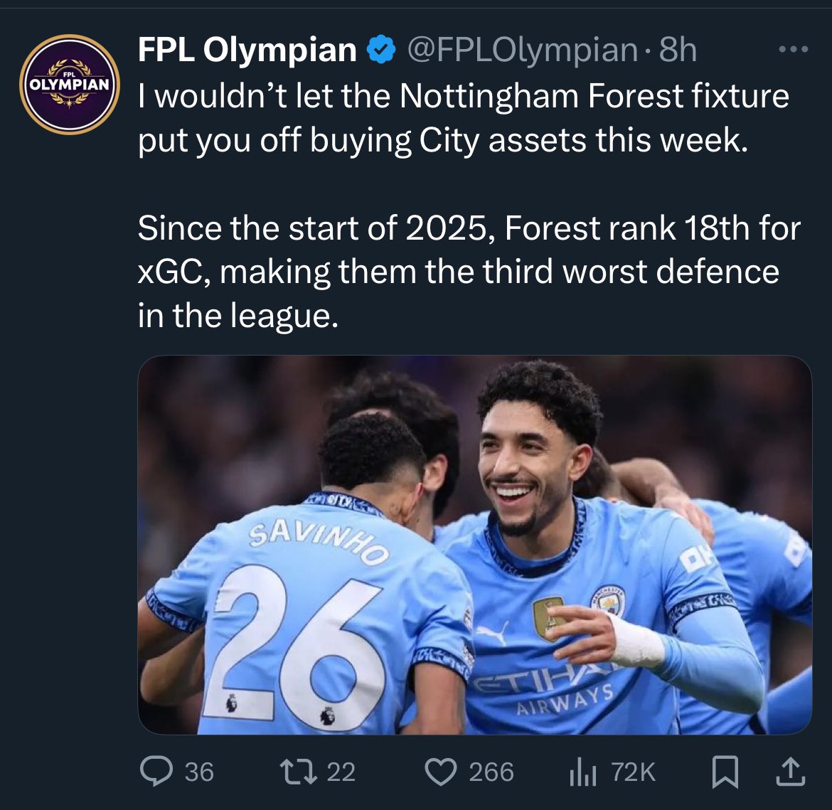 FPL GOAT tweet media