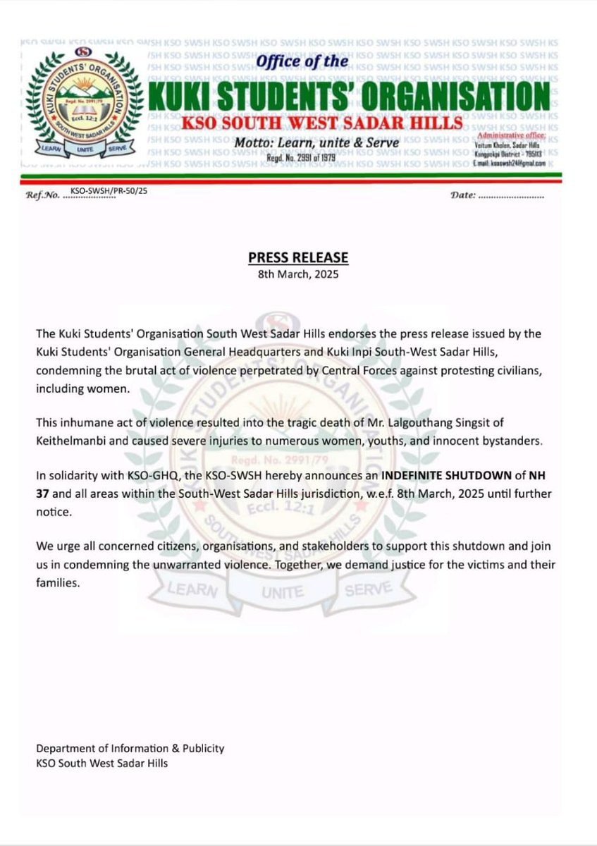 KSO SOUTH WEST SADAR HILLS tweet media