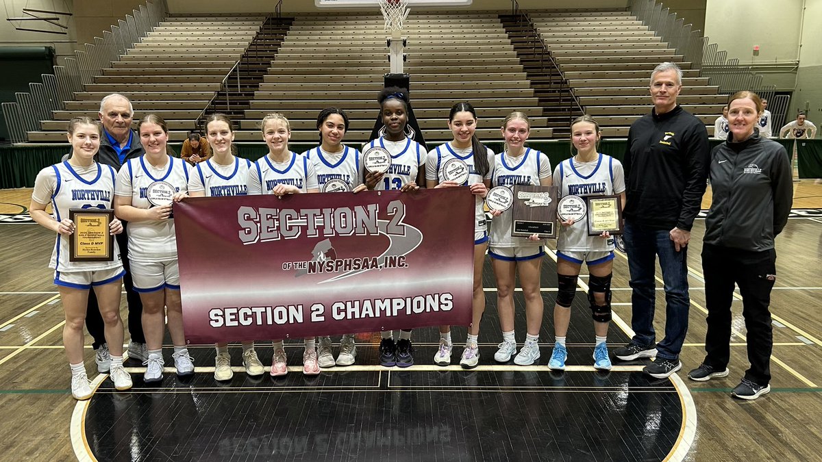Congratulations to Northville, our Class D Girls Basketball CHAMPS! 🏆⭐️🏀