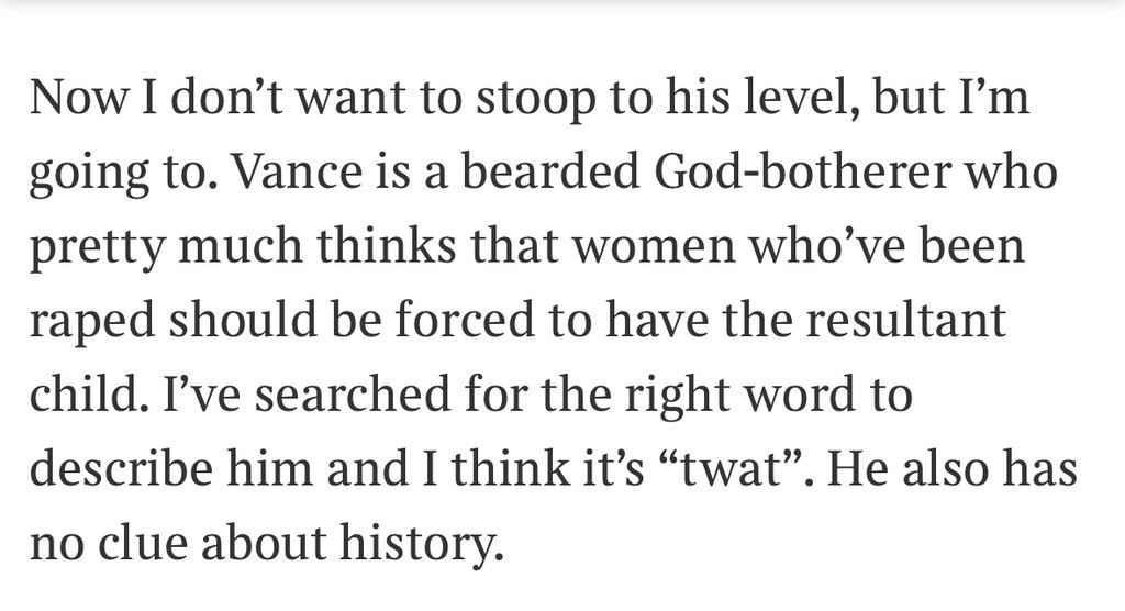 BellaWallerstei's tweet image. Jeremy Clarkson on JD Vance is the best thing you’ll read today