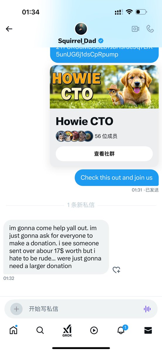 Ccen 🐦⬛🔑 (@chenchen773) on Twitter photo 这是punt主人的地址,他说想获得更多的捐款,大家可以捐赠一点
2TFURUaMD5SLbYJbHsfuc9q7LrX5unUG6j1dsCpRpump
H5miRRuMDjUUG71GN1CKZ6czcVuMS2ykBMNa2RbZ6E9q
<a href="/Squirrel_Dad12/">Squirrel_Dad</a>
Sir, can you please reply, you just deleted the tweet with your address, do you know if this is yours? 这是punt主人的地址,他说想获得更多的捐款,大家可以捐赠一点
2TFURUaMD5SLbYJbHsfuc9q7LrX5unUG6j1dsCpRpump
H5miRRuMDjUUG71GN1CKZ6czcVuMS2ykBMNa2RbZ6E9q
<a href="/Squirrel_Dad12/">Squirrel_Dad</a>
Sir, can you please reply, you just deleted the tweet with your address, do you know if this is yours?