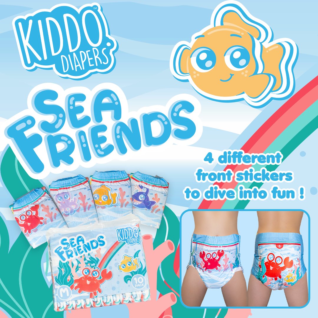 DiaperMinister's tweet photo. 🌊🐠 Dive into cuteness with the new Sea Friends Kiddo Diaper! 🦀

Now available at https://t.co/gyccXnzfu9 
the perfect blend of comfort, absorbency, and adorable ocean-themed designs! 🌊🍼 https://t.co/pOgMSyrwu2