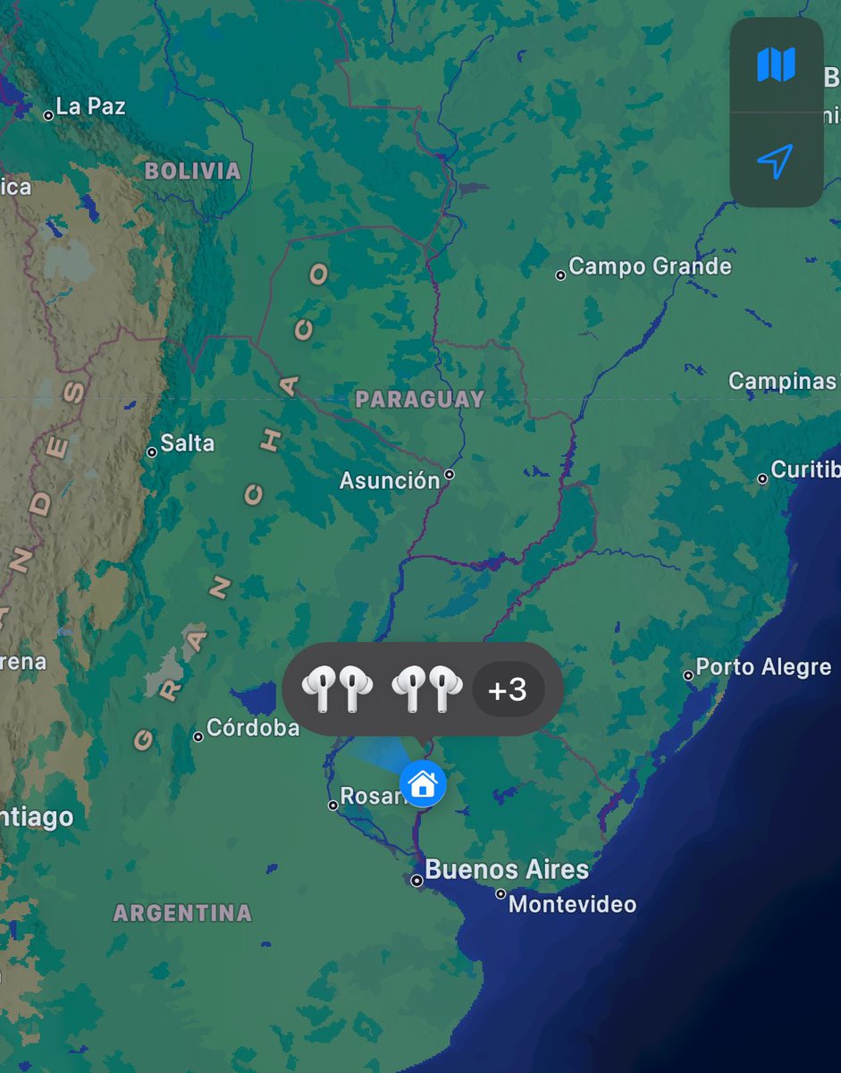 Voy soñando un par de veces con FindMy, y en la ultima vez leí “Army”