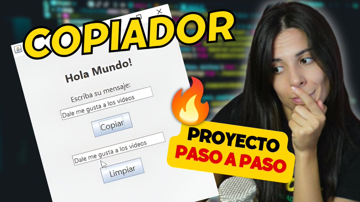 todo_code's tweet image. 👀 ¿Estás buscando #proyectos para ir poniendo en práctica tus conocimientos de #programacion? En esta ocasión vamos a probar hacer un COPIADOR DE TEXTOS. Un proyecto SENCILLO pero que sirve para practicar conceptos. ¡NO TE LO PIERDAS! youtu.be/Zo746fRRhi4