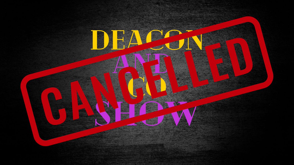 DeaconandCoShow's tweet image. Deacon and Co Show Cancelled! Why?
Take a listen to episode 200 to find out: open.spotify.com/episode/4GX9O3…
#Episode200 #Finale #Podcast #DeaconandCoShow
#Metallica #EaglesWin #Unforgiven #MetFamily