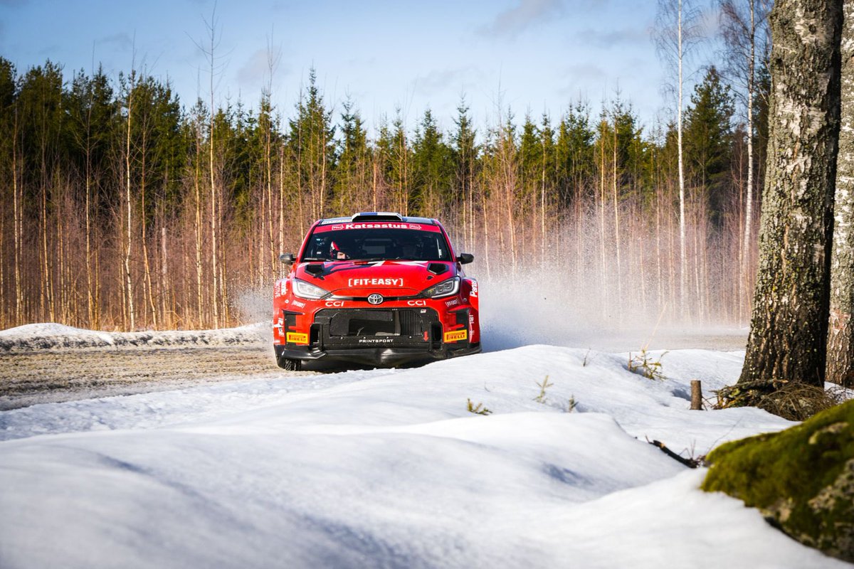 It was 100% of good time at SM Savonlinna Ralli 🤩

We finish 2nd 🥈 with the GR Yaris Rally2  🚗💨

#ToyotaGAZOORacing