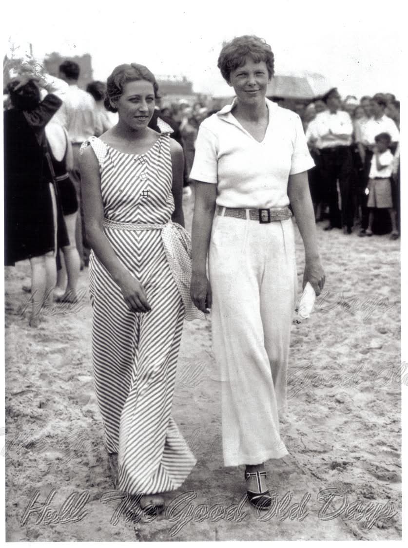 Chris Bolton (@ccibchris) on Twitter photo Amy Johnson and Amelia Earhart, February 1933 Amy Johnson and Amelia Earhart, February 1933