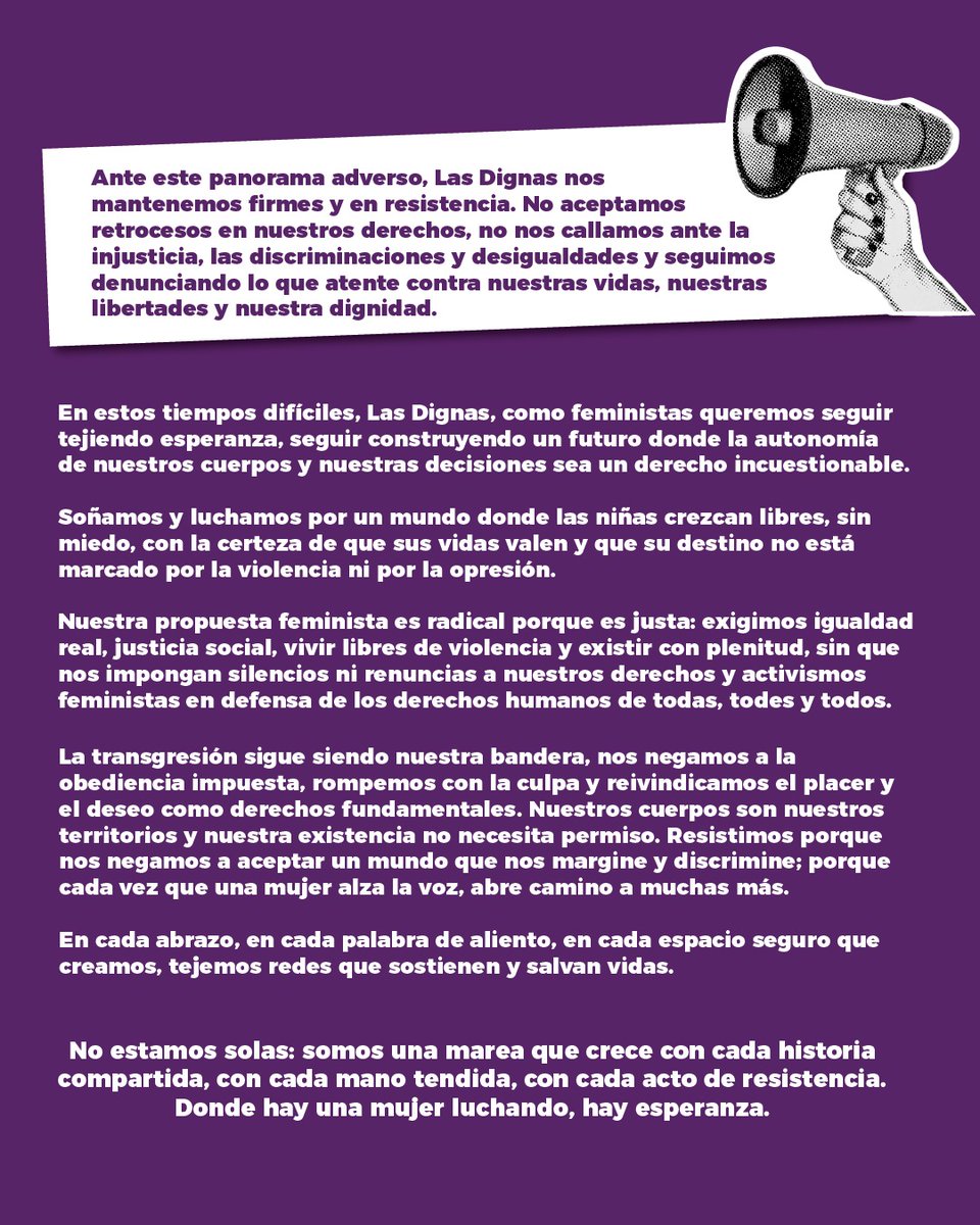 LasDignasFeministas tweet media