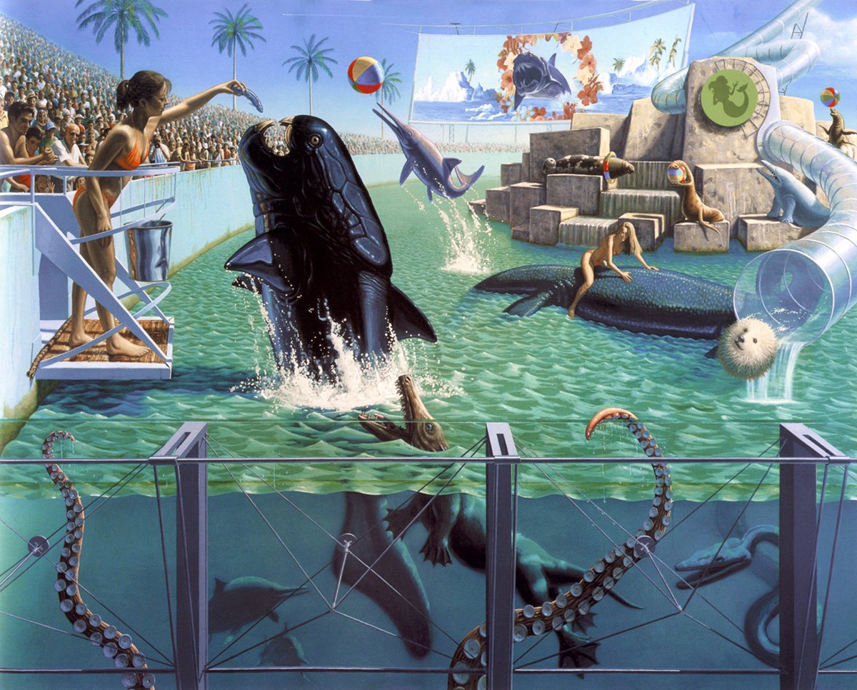"Sea World" by Alexis Rockman, 2001